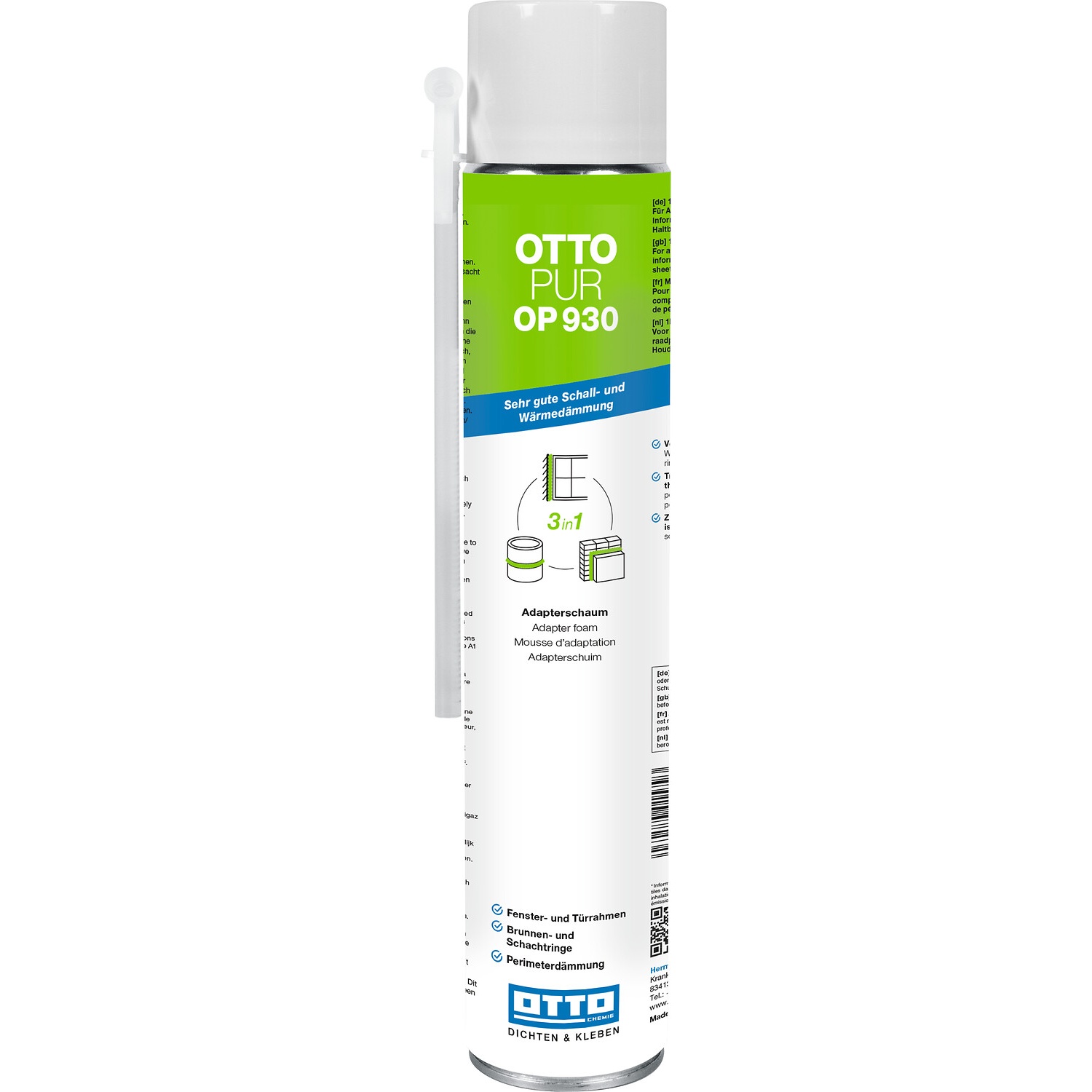 OTTOPUR OP 930 750 ml Aerosol-Dose OP930 Einþátta frauð - Image 1