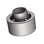 Essve milliklossi 20x11mm | Karmskrúfur hjá Járn og Gler