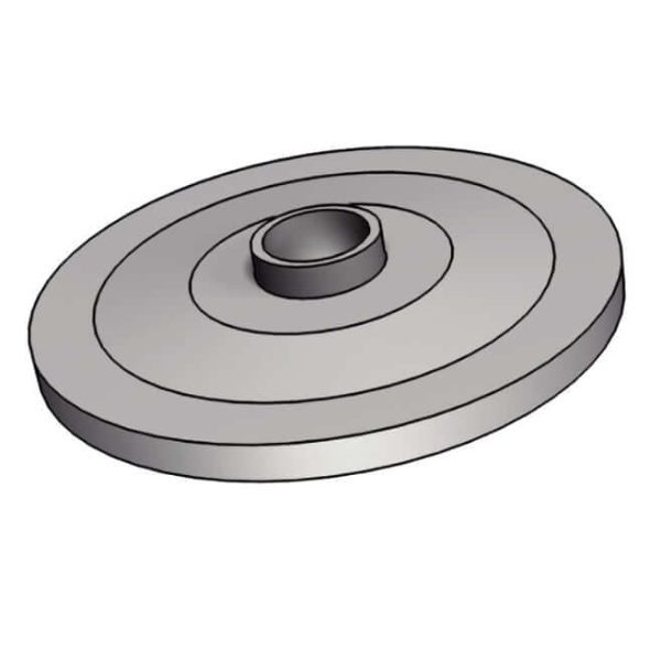 Essve nælon skífa 44x10mm | Karmskrúfur hjá Járn og gler