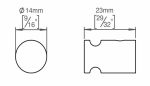 D Line snagi 14x23mm - Image 2