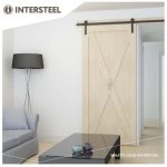 Intersteel rennihurðabraut svört (Barnyard) - Image 2