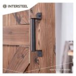 Intersteel rennihurða handfang 200mm svart