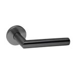 JNF hurðarhún Titanium Black (L) | Hurðarhúnar | Járn og Gler