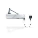 TS4000E 24V silfur án arms m/ innbyggðum segli - Járn og gler