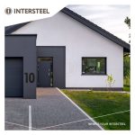 Intersteel Húsnúmer 500mm svart