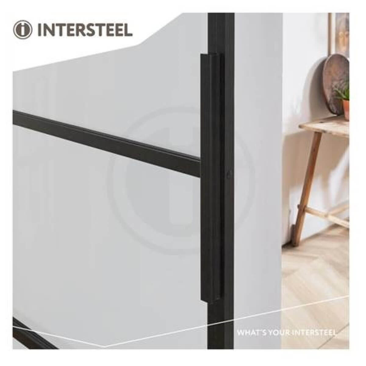 Intersteel braut m/hurð svört sýruþv gle - Image 4
