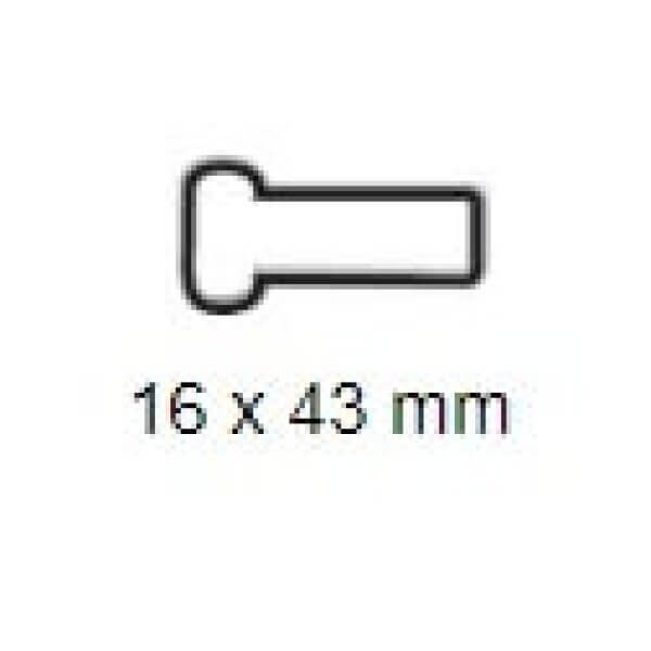 Blindrammar 43mm 125cm