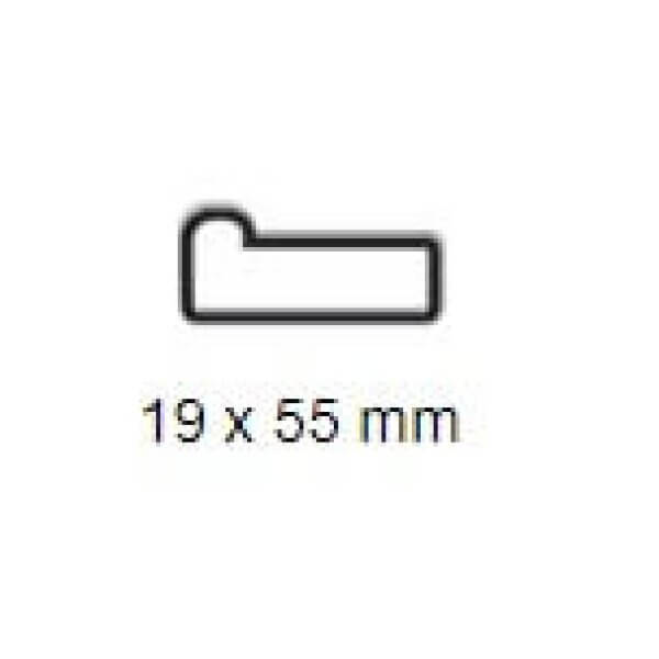 Blindrammar 55x19mm 30cm