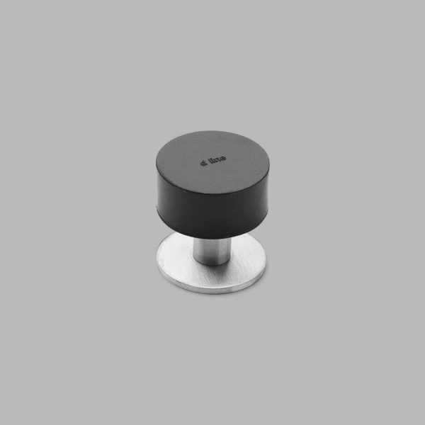 D Line hurðastopp Ø40x40mm | Hurðastopparar hjá Járn og gler