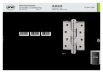 JNF Sjálflokandi lamir 80 x 120 x 3mm - Image 2