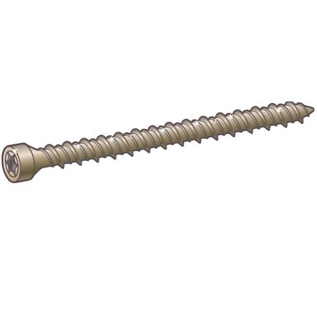 Essve steinskrúfa 7,5x132 TX30 - 50 stk. - Járn og gler Essve steinskrúfa 7,5x132 TX30 - 50 stk. - Járn og gler