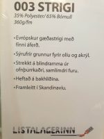Bómull/næl.strig.á blindr. 40x70cm - Image 2