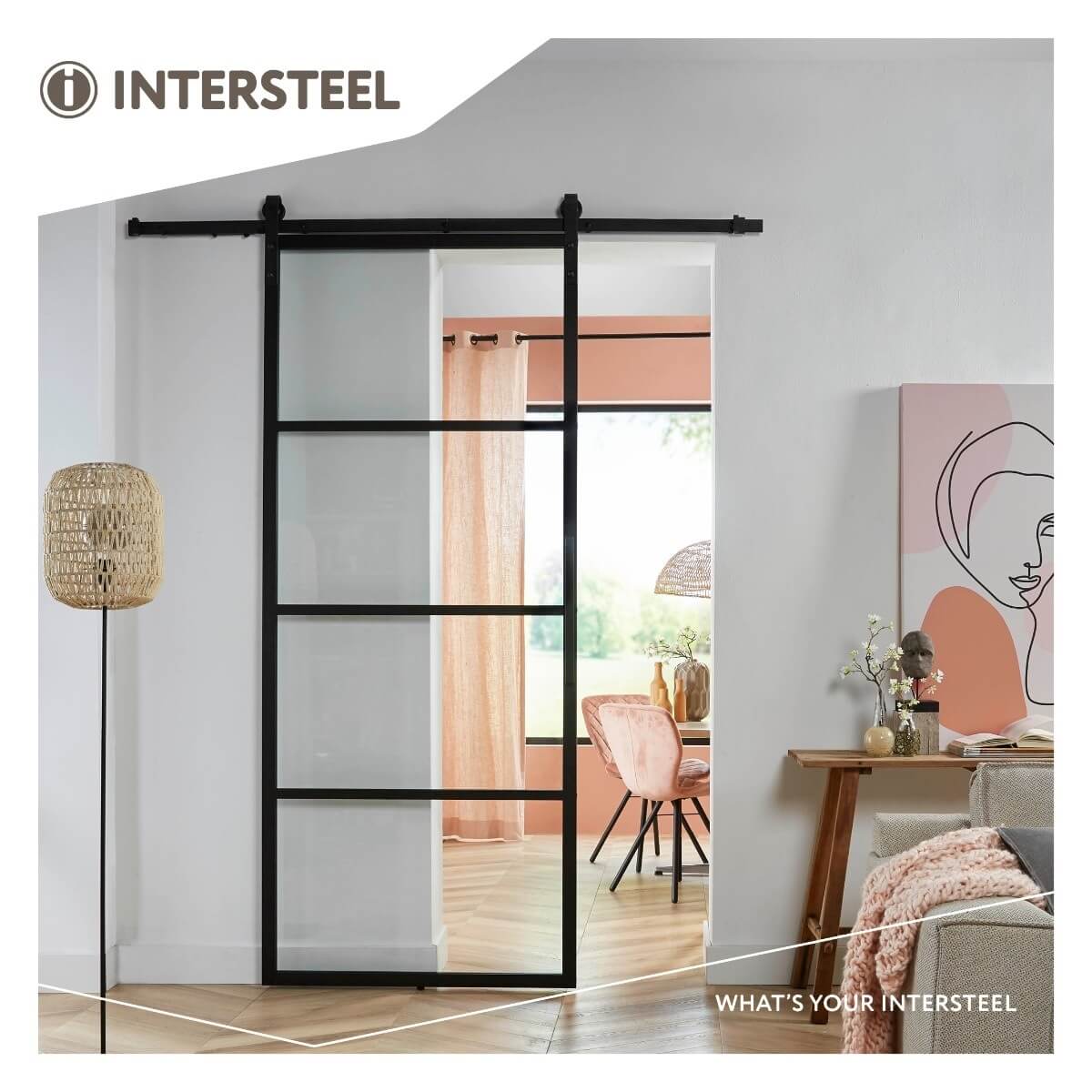 Intersteel braut m/hu svö glæ gler H2150 - Járn og gler