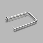 D Line WC rúlluhaldari 145mm króm