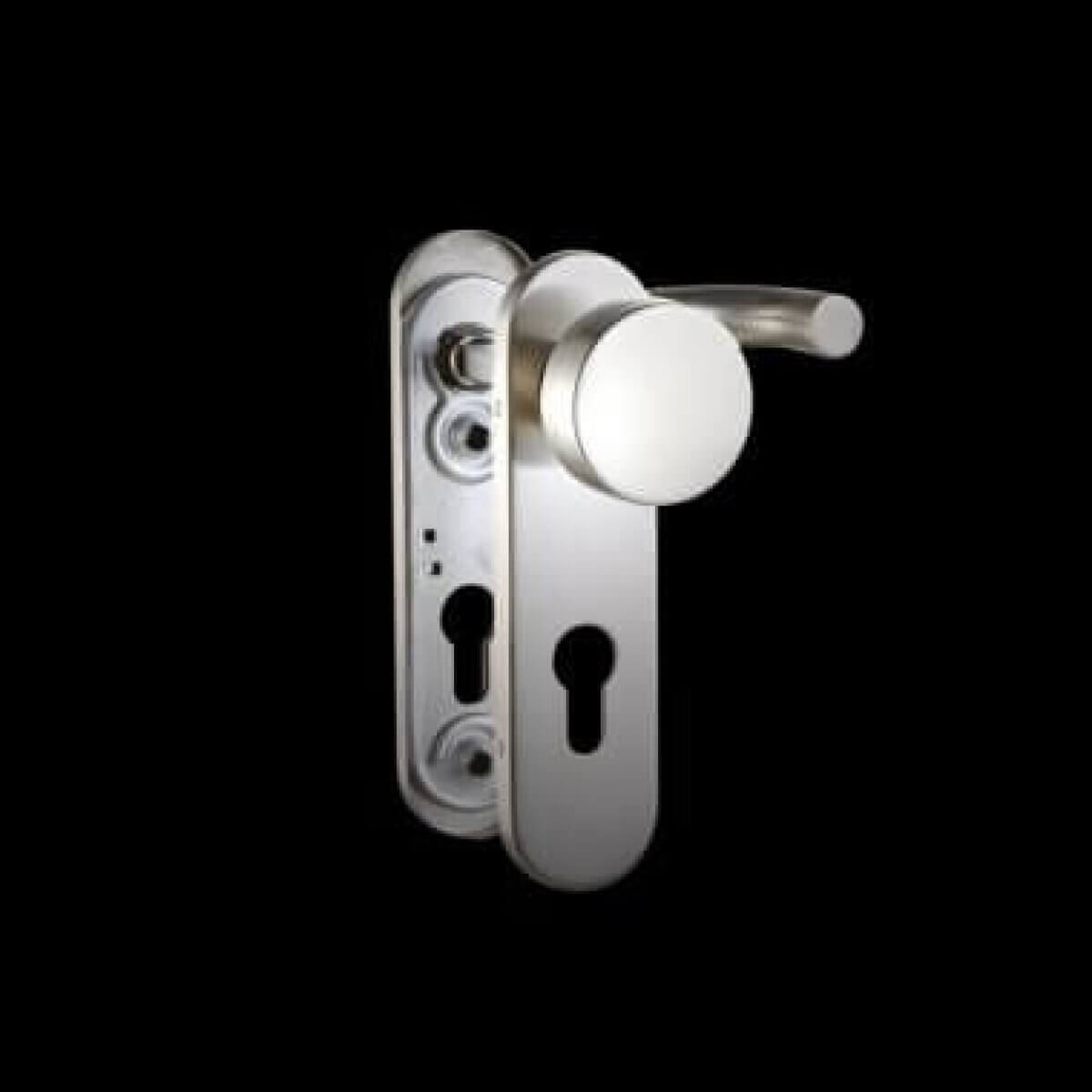 ISEO - Handle set with knob and cylinder - Image 1