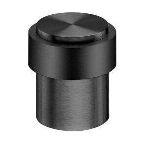 Hurðastopp á gólf-30mm Titanium sv. JNF - Járn og gler