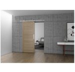 JNF rennih CHARRIOT 60-90cm stál timbur - Járn og gler