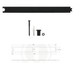 Intersteel rennihurðabr.framleng.45cm