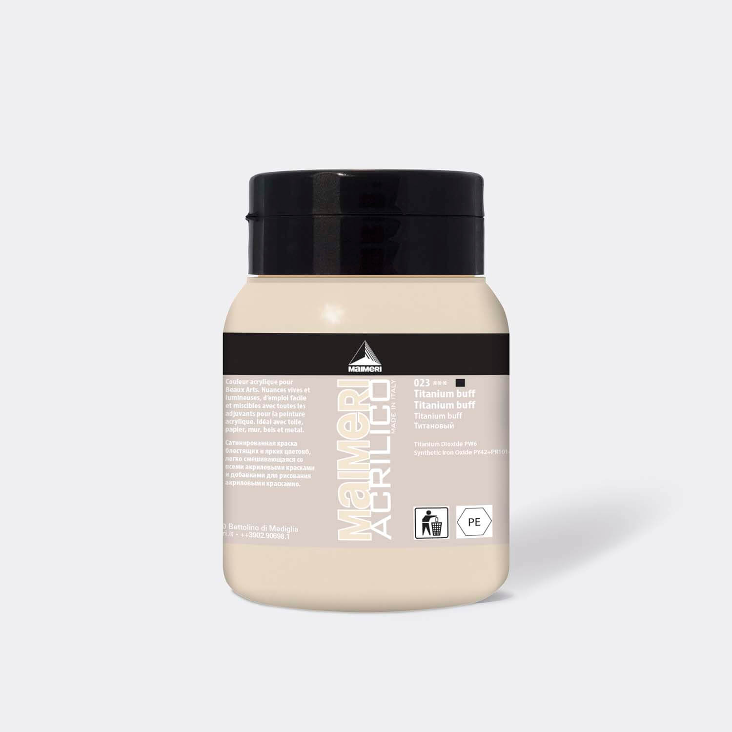 titanium buff Acrylico Titanium Buff 500 ml. - Image 1