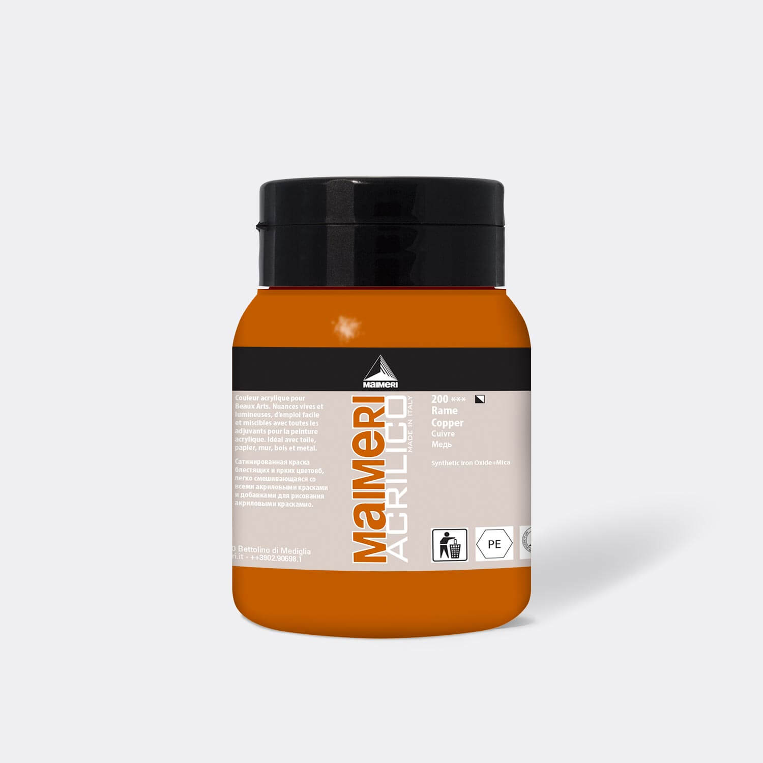20 Acrylico Copper 500 ml. - Image 1