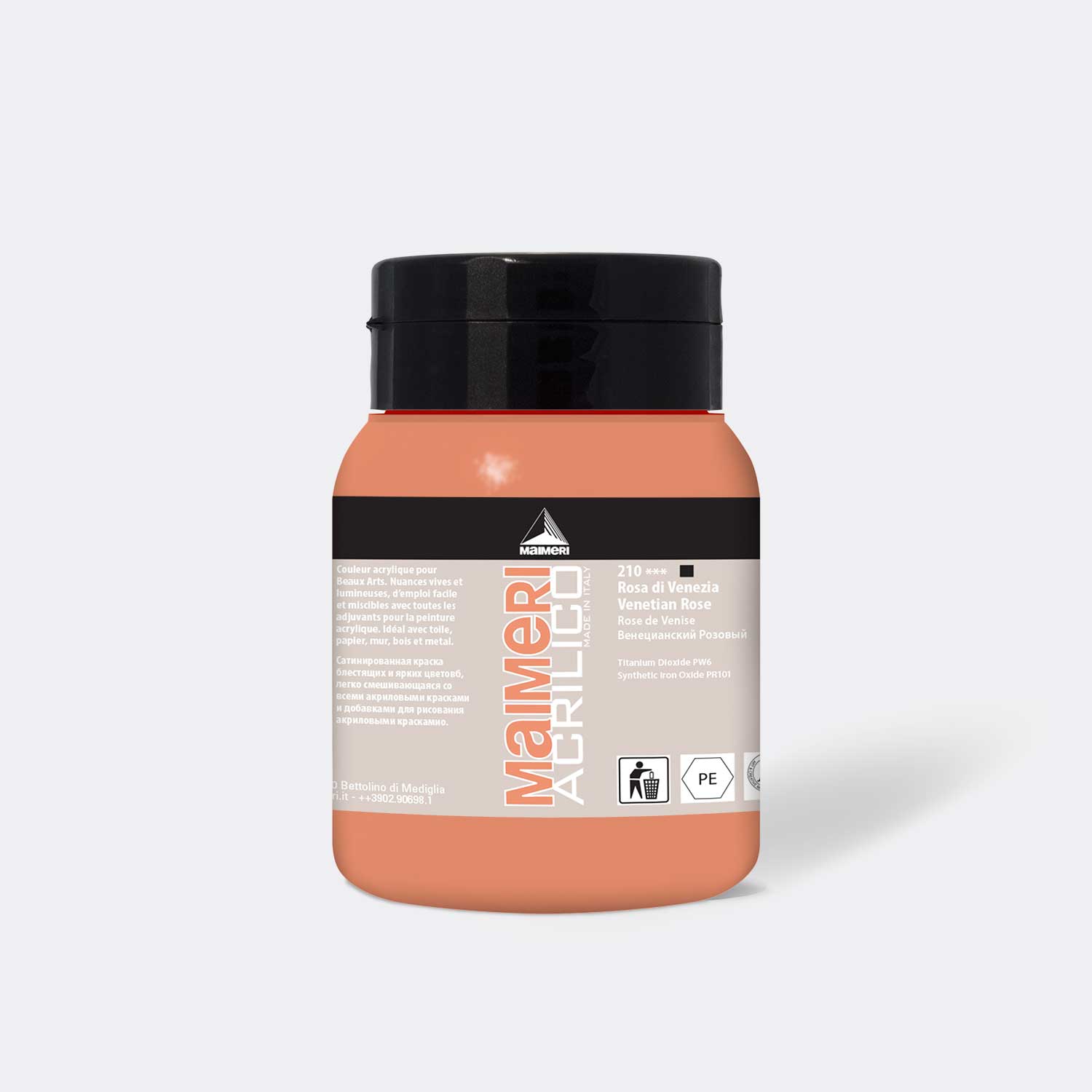 210 Acrylico Venetian Rose 500 ml. - Image 1