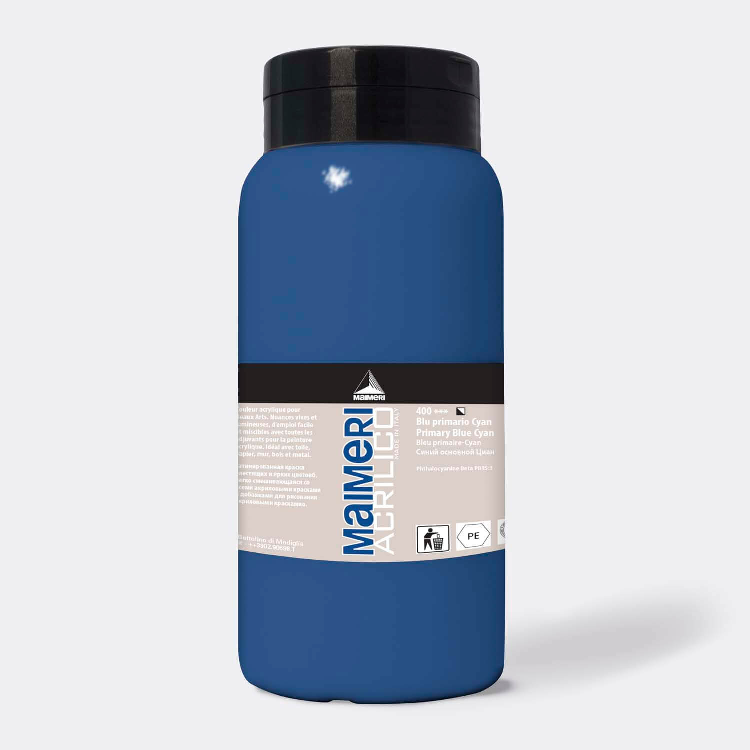 400 s Acrylico Primary Blue 1000ml - Image 1