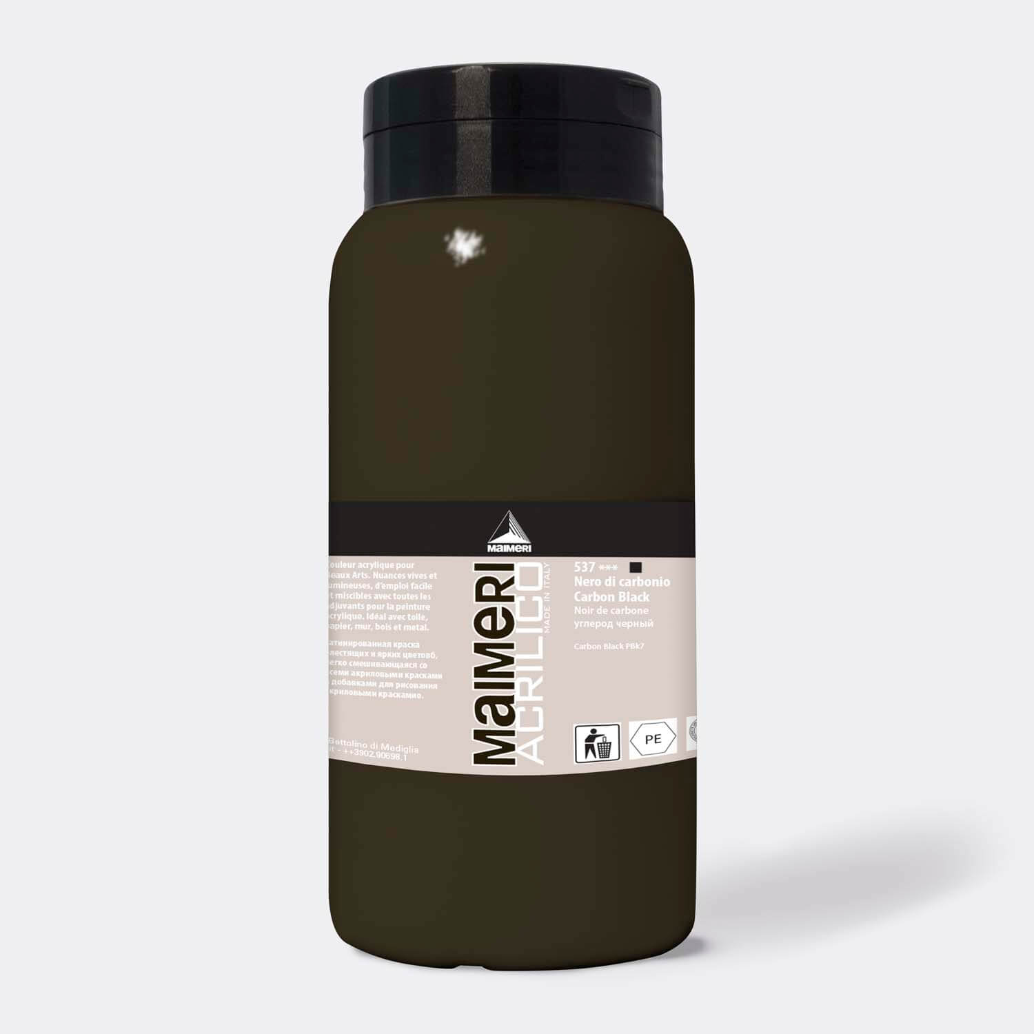 537 s Acrylico Carbon Black 1000ml - Image 1