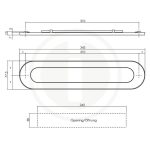 Bréfalúga Ferraro - oval-ytri-messing - Image 2