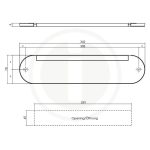 Bréfalúga Ferraro - oval-innri-messing - Image 2