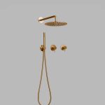 Built-in two-way shower set copper
