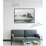 Galleríbraut í loft 300cm. hvít