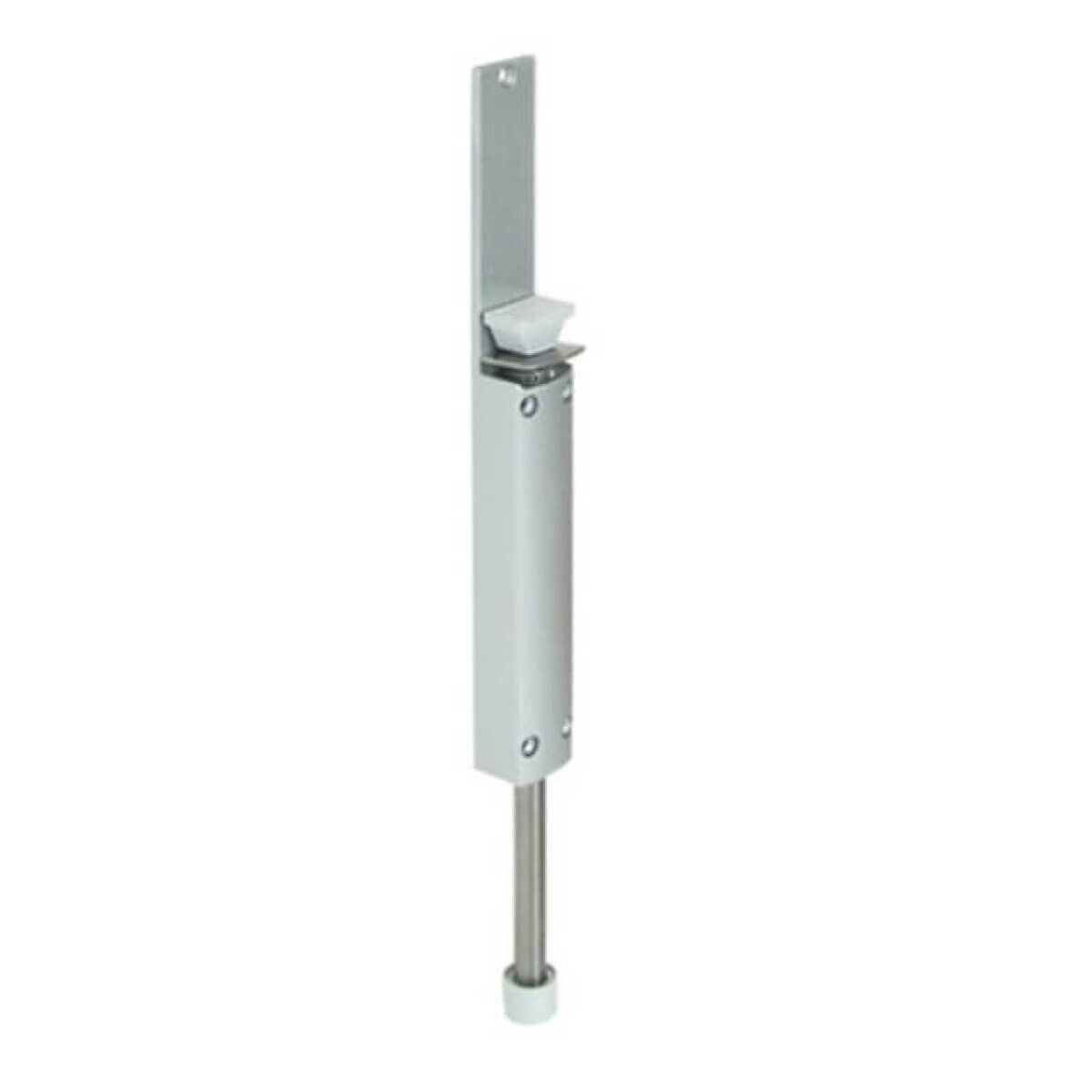 Hurðastopp í gólf ZE-90 (09) 90mm silfur - Járn og gler Hurðastopp í gólf ZE-90 (09) 90mm silfur - Járn og gler
