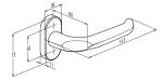 Sobinco handfang 26,5 x 60  inni - Image 2