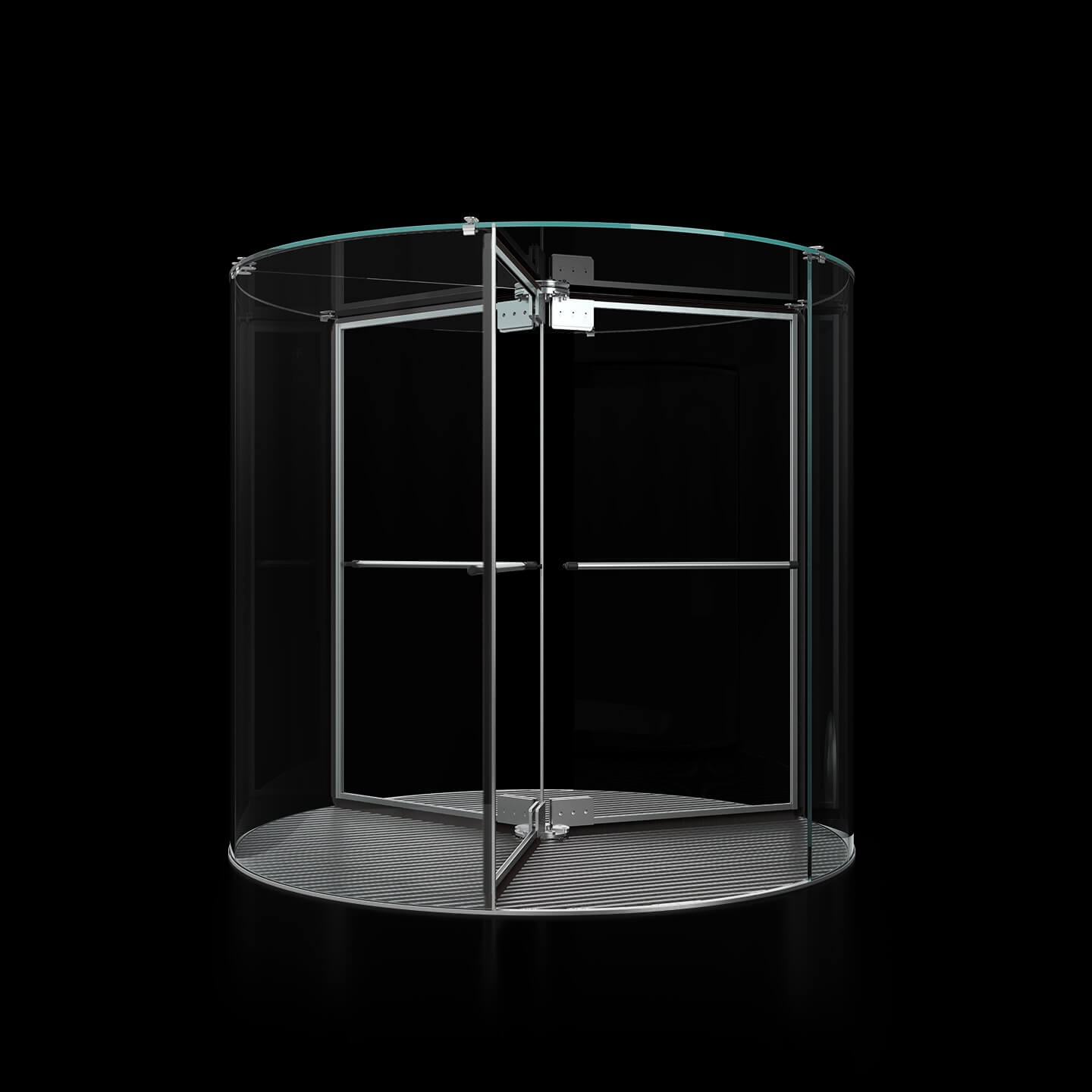Crystal Tourniket Boon Edam hringhurð Crystal Tourniket - Image 1