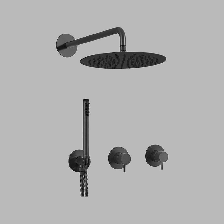 QS3200-340WB Two-way shower svart - Image 1