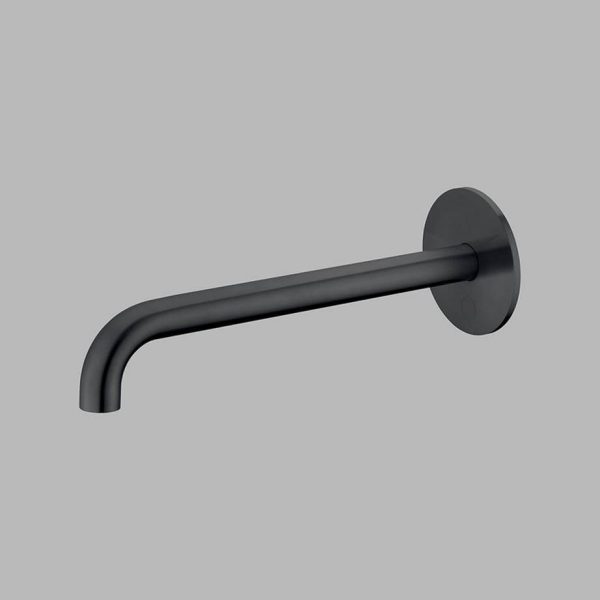 Qtoo built-in sensor tap 250mm charcoal - Járn og gler