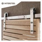 Intersteel rennihurðabraut stál, 200cm - Image 3