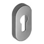 Sobinco cylender rósseta - Oval 36mm - Járn og gler