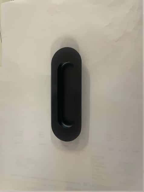 16.227.TB JNF rennih.grip 120x40 oval Títan svart - Image 1