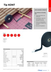TIP KONT nail seal 60mm 30m rúlla frá RIWEGA - Image 3