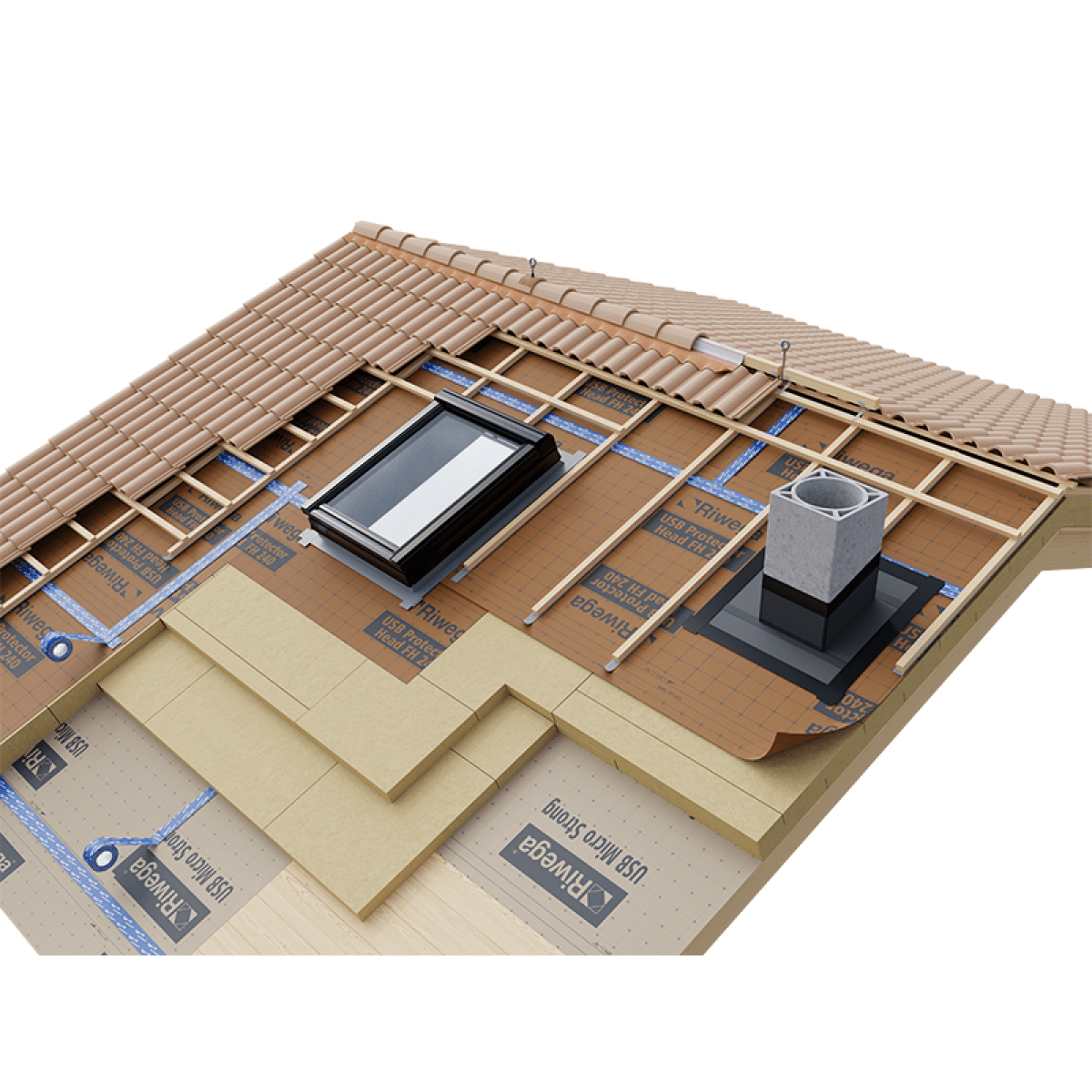 Þakdúkur USB FH 240 TOP SK m.lími 1,5m*50m - Image 2