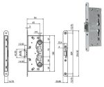 ISEO skrá 216 - Mechanical fire lock - Image 2