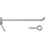 Roca krókur 22 150mm ál