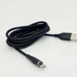 Tedee hleðslusnúra svört segull USB