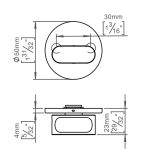 D Line cylender snerill snap on 30mm - Image 2