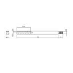 Intersteel öxul M6 8x90 mm - Image 2