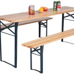Borð + 2 bekkir. Sett 170cm