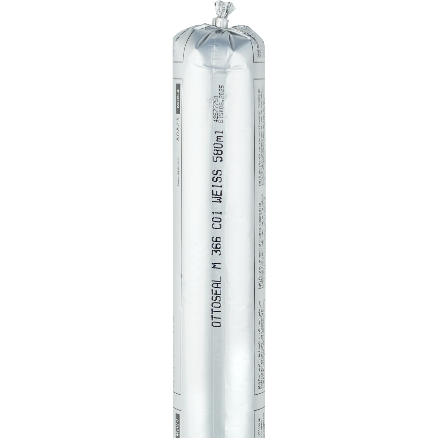 OTTOSEAL® M 366 Alu-Folienbeutel 580 ml_angeschnitten_1500x1500 M366 Hybrid þéttiefni - Image 1