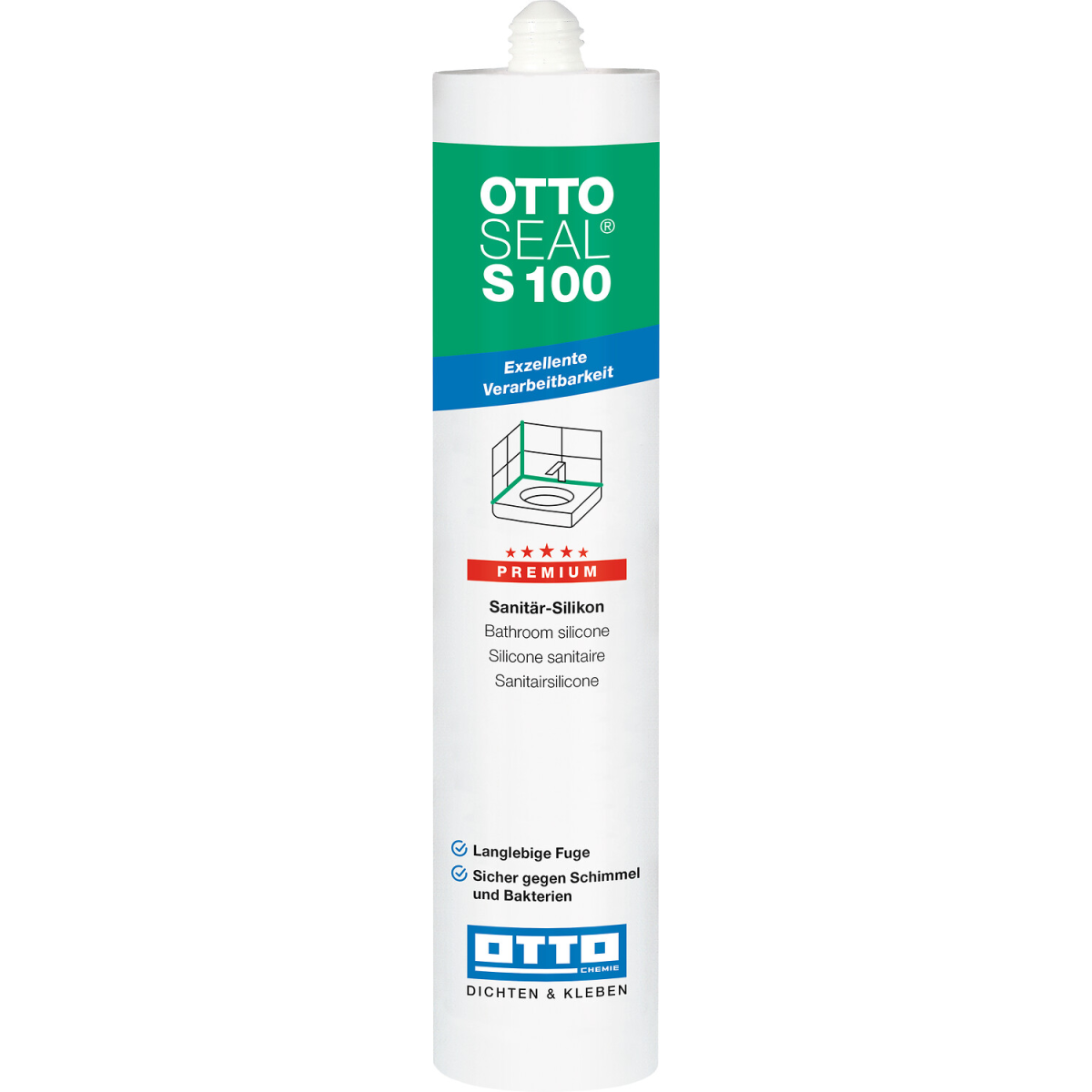 Ottoseal S100 Sílikon C808 Aasphalt grey - Image 1